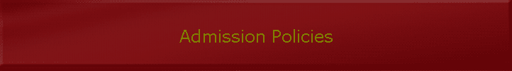 Admission Policies